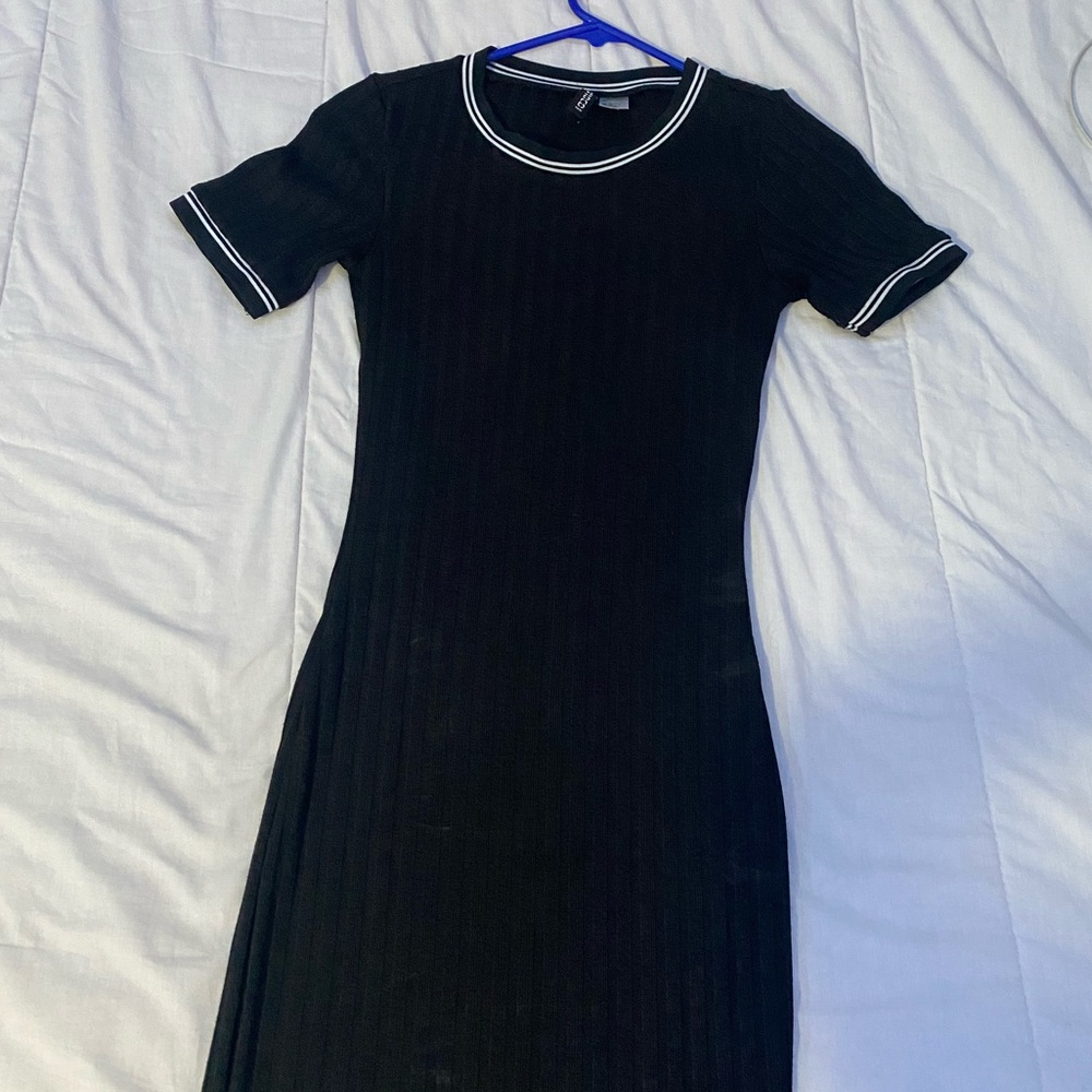 H&M black mini dress